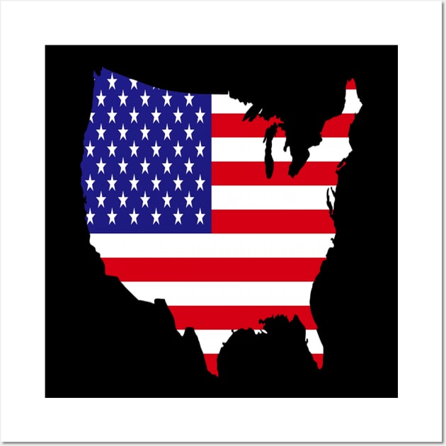 Flag usa Wall Art by Top-you